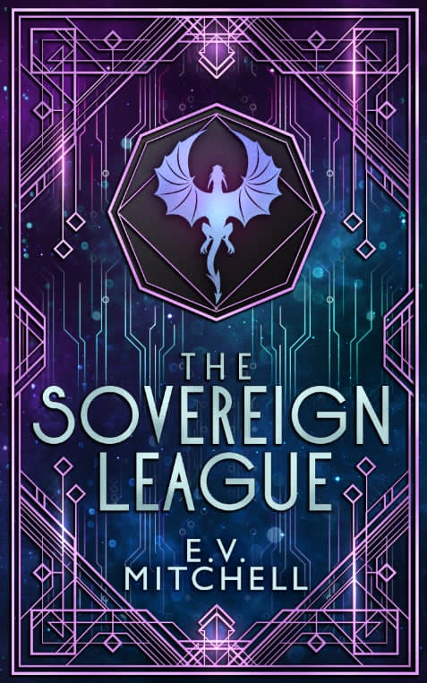 The Sovereign League by E.V. Mitchell, book cover